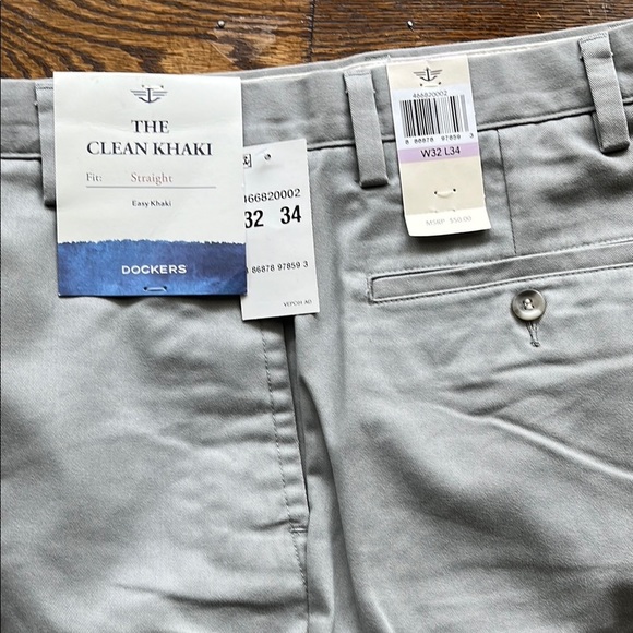Dockers Men's Gray Khaki Pants - Picture 3 of 7